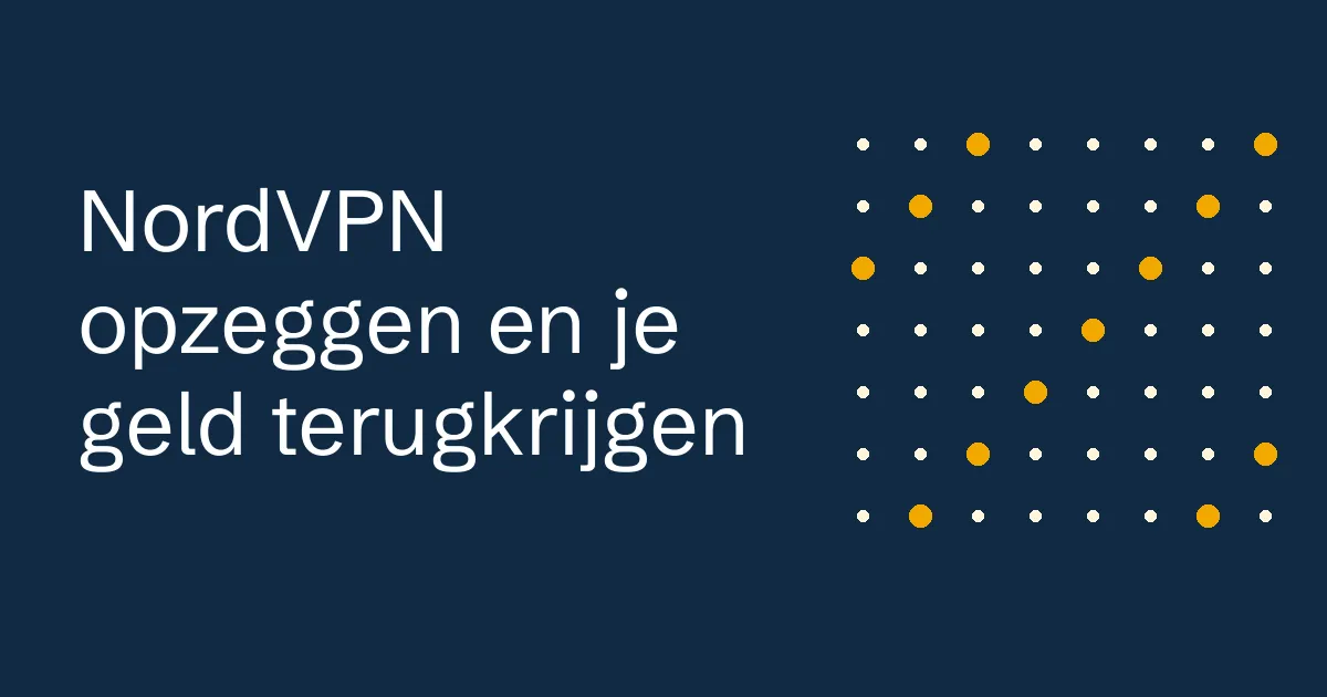 NordVPN opzeggen: prijzenpagina van NordVPN met de 30 dagen geld-terug-garantie
